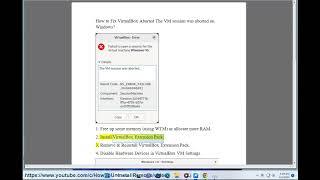 Fix VirtualBox Aborted The VM session was aborted on Windows (4/13/2023 re-updated)