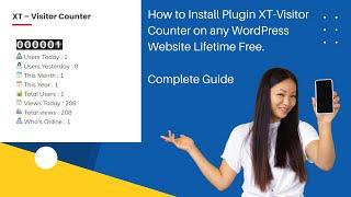 How To Add XT Visitor Counter in Your WordPress Website in 2022 Free.
