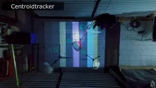 (Floor interactive)Kinect Azure + Centroidtracker Opencv