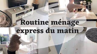 ROUTINE MÉNAGE EXPRESS DU MATIN 30 MIN TOP CHRONO ⏱!!! CLEAN WITH ME 2022 //MORNING CLEANING ROUTINE