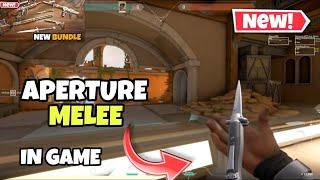 VALORANT New Bundle 'APERTURE' in Game Leaks | Aperture knife Animations