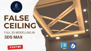 Creating a Stunning 3D False Ceiling Design in 3ds Max | Transforming a Pre Existing Exterior Model