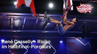 René Casselly geht volles Risiko und knackt die 1-Minuten-Grenze | Ninja Warrior Germany 2022