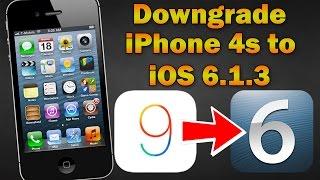 How to Downgrade iPhone 4s From iOS 9.3 to iOS 6.1.3 (Without SHSH Blobs)