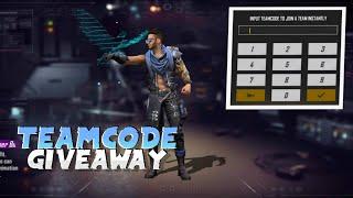 Team Code Giveaway Free Fire Live |Poonam FF|