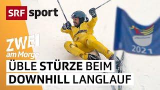 Sturz-Spektakel: Offizielle WM – Downhill Langlauf | SRF Zwei am Morge