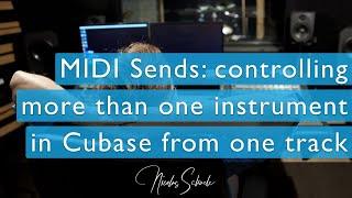 MIDI Sends: Controlling several instruments from one track in Cubase