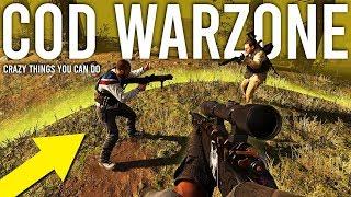 Crazy things you can do in Call of Duty Warzone