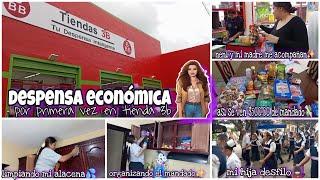 EL TAG DE MI DESPENSA SEMANALfuimos a la tienda 3b con $500 pesos mexicanos+ORGANIZANDO️+DESFILE