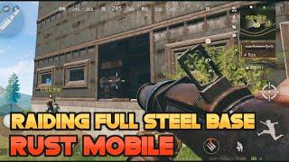 Rust Mobile - Raiding Neighbors Full Steel Base