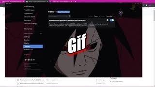 How to get a gif background on discord