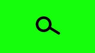 Search Icon Animated Element | 2D Green Screen Elements | 4K 60Fps | Free Download 