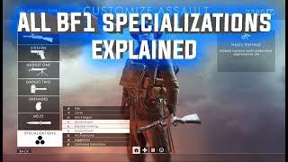 New BF1 Specializations Explained | Battlefield 1 News & Updates