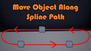 How To Make An Object Follow A Spline Path - Unreal Engine Tutorial