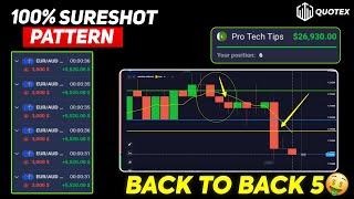 Quotex 1 Minute Sure Shot Strategy || SURESHOT Pattern #1