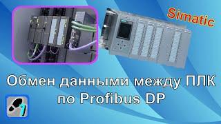 Profibus DP. Обмен между двумя ПЛК Simatic