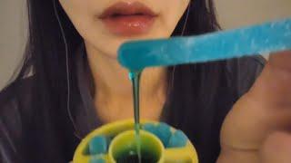 ASMR 쥬시드롭 젤리 이팅사운드 / JUICY DROP JELLY Eating Sounds / 젤리asmr