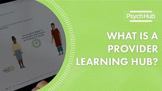 What is a Provider Learning Hub?