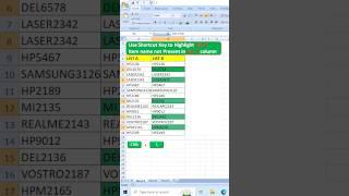 Excel magic tricks | Excel tips #shorts #viral #youtubeshorts #Excel