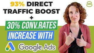  Achieving 93% Direct Traffic Boost & 30% Conversion Rate Increase with Google Ads