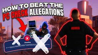 How To Beat The PC Check Allegations (FiveM Cheating 2024) Ft. @Mercyss