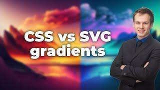 CSS vs SVG Linear Gradient | CSS linear-gradient() | SVG linearGradient