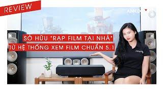 Dàn xem phim Yamaha 5.1 cực chất - âm thanh sống động như rạp