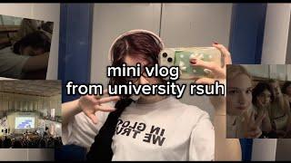 MINI VLOG RSUH (рггу влог) #rsuh #рггу #vlog