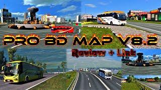 Pro BD Map V8.2 For 1.35.x.x | Review + Link | Bangladesh Map | Euro Truck Simulator 2 |