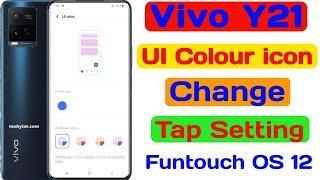 How To Vivo Y21 UI Colors Setting Android 12 ll How To Change UI Colours Vivo Y21