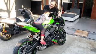 kawasaki zx25r owner putra jaya sport ( Bayu dwi saputra ) produksi dan bengkel knalpot racing