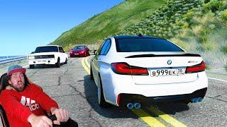 ПРИЕХАЛ В СОЧИ к БАБУШКЕ - РП как в CITY CAR DRIVING - ASSETTO CORSA + РУЛЬ