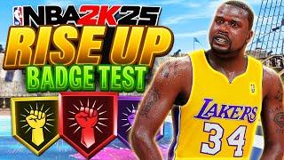 NBA 2K25 How to Get More Standing Dunks with Rise Up Badge