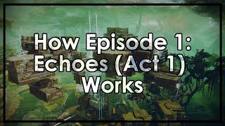 How Episode 1: Echoes (and Act 1) works (& some very quick thoughts).