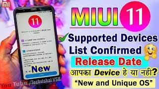 MIUI 11 Stable Update Official Supported Devices List | MIUI 11 New Features | Release Date in India