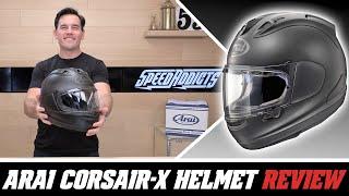 Arai Corsair-X Helmet Review at SpeedAddicts.com