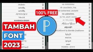 Cara menambah font pixellab | Cara download dan install font pixellab‼️