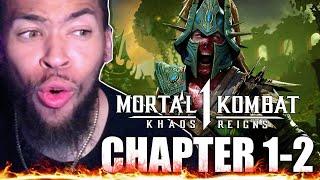 "HAVIK'S AURA IS CRAZY" Mortal Kombat 1: Khaos Reigns Story Mode - Chapter 1-2 (HARDEST DIFFICULTY)