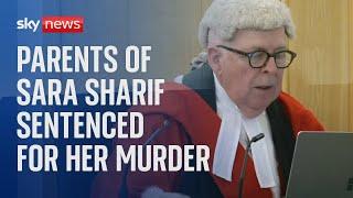 Father and stepmother of Sara Sharif are sentenced for her murder