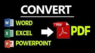 How to Convert Microsoft Word, Excel and Powerpoint 2007 Files to PDF