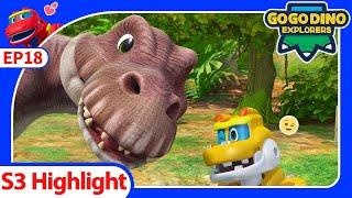 Tyrannosaurus Family【GOGODINO Dinosaur Adventure】E18 | T-Rex | Kids Cartoon | Toys | Robot | GOGO