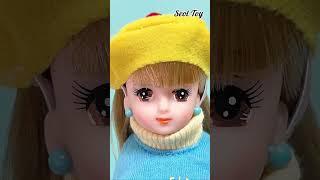 Satisfying Video ASMR Let's Roller Skate!Good Friend Mimi 1982 Doll Unboxing #shorts