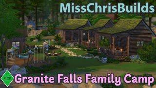 Granite Falls Family Camp // Sims 4 Speed Build