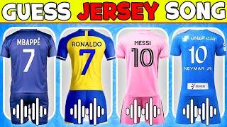 Guess SHIRT SONG Guess Famous Football Player by Jersey and Song | Ronaldo, Messi, Mbappe