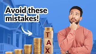 Real Estate Tax Mistakes To Avoid: STOP Making These Errors In Your Property Taxes | Landlord Studio