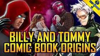 Wiccan and Speed Comic Book Origins | Tommy and Billy Maximoff | WandaVision