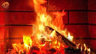 Smooth Jazz  Fireplace  Relaxing Night Ambience With The Piano Sounds of a Crackling Fire