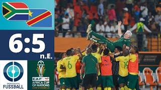 Südafrika gewinnt Elfmeter-Krimi im Spiel um Platz 3! | Südafrika - DR Kongo