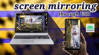 Mirror Your Android Screen to Computer through USB Cable || Tecwala