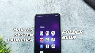 ENABLE MIUI 12.5 System Launcher Folder Blur On MIUI 12 | New Miui 13 Feature On Redmi Device